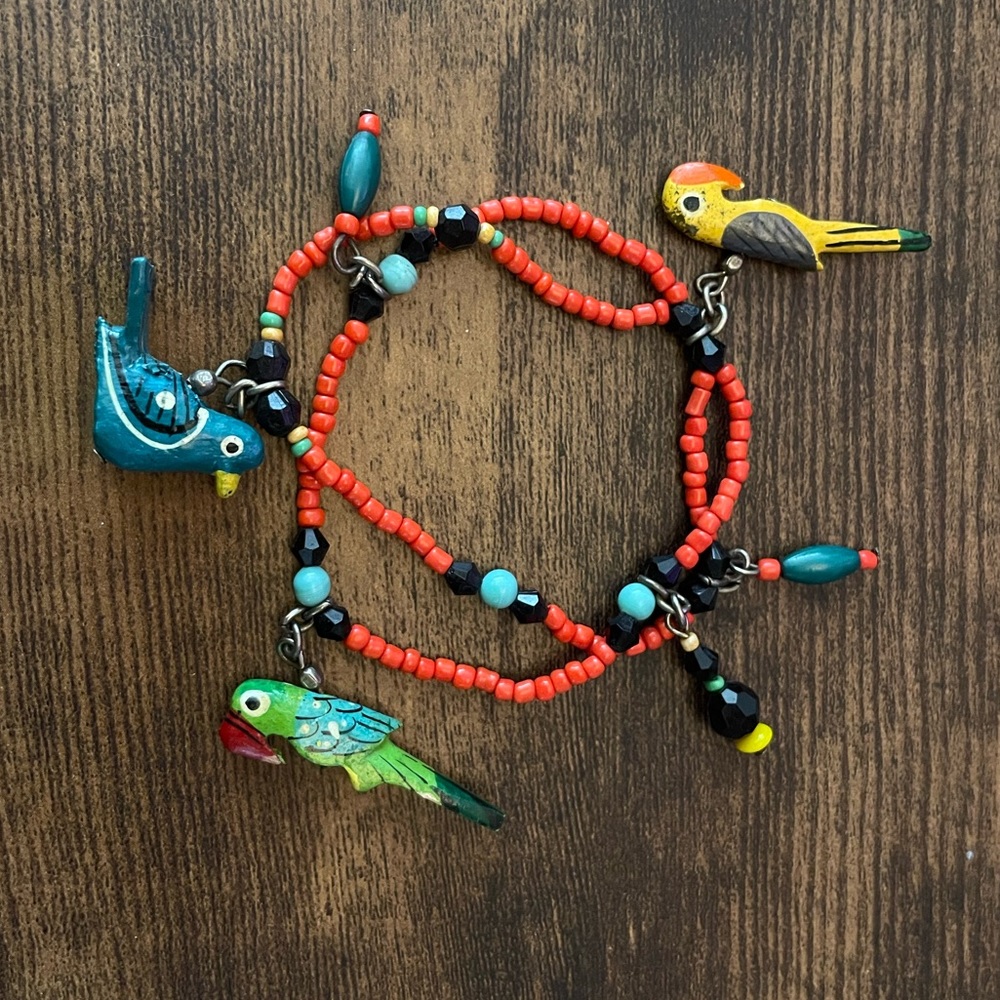 Beaded Bird Bracelet!